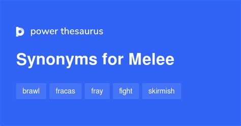 melee synonyms|27 Synonyms & Antonyms for MELEE .